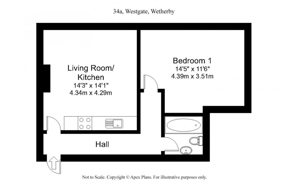 Floorplan for Wetherby, Westgate, LS22 