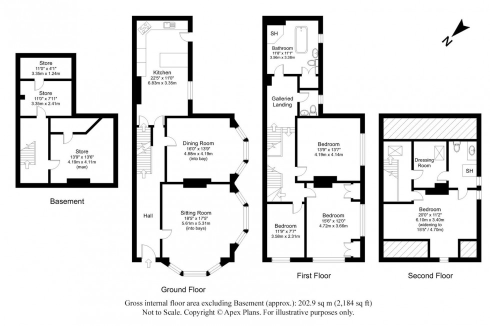 Floorplan for Wetherby, Spofforth Hill, LS22 6SE 