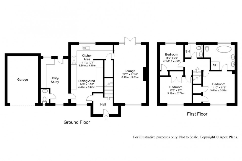 Floorplan for Boston Spa, Westwood Way, LS23 