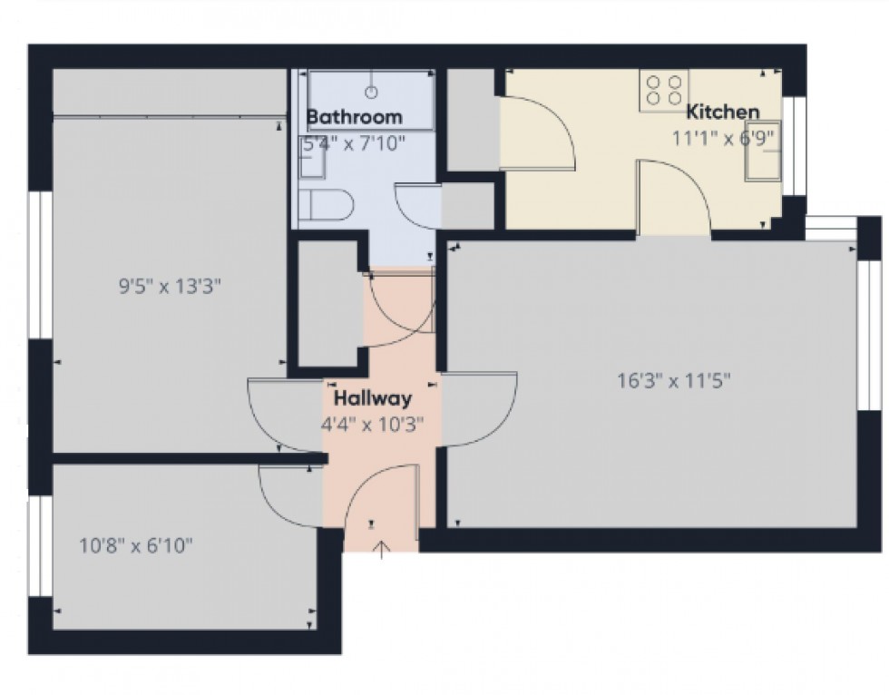 Floorplan for Bardsey, Russell Court, Church Lane, LS17 