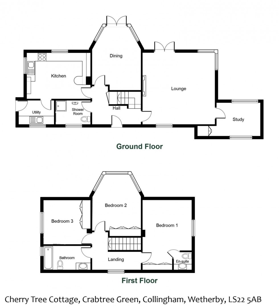 Floorplan for Collingham ~ Crabtree Green, LS22 