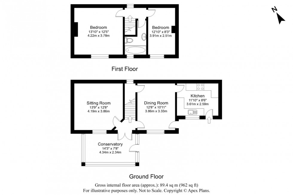 Floorplan for Boston Spa, Spa Lane, LS23 
