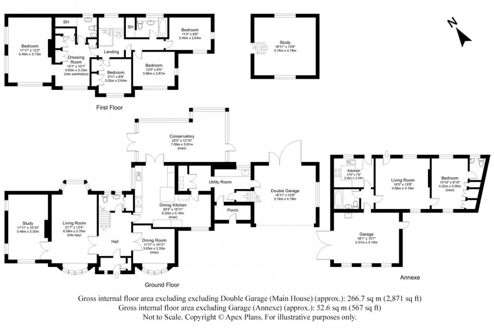 Floorplan for  Boston Spa, High Street, LS23