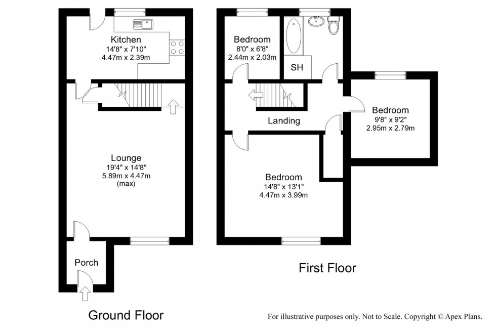 Floorplan for Saxton ~ Dam Lane, LS24 