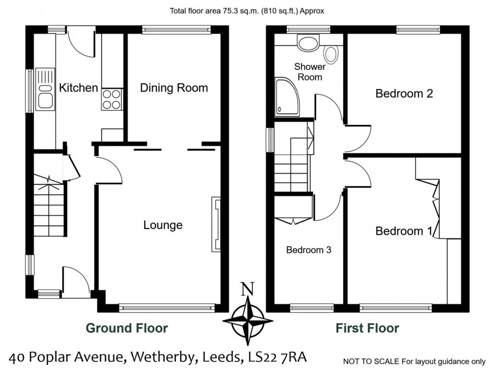 Floorplan for Wetherby ~ Poplar Avenue, LS22 