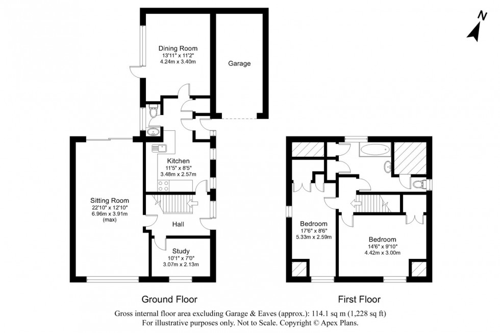 Floorplan for Wetherby ~ North Grove Avenue, LS22 