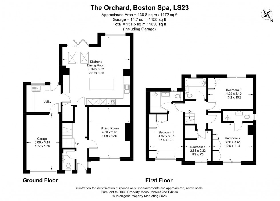 Floorplan for Boston Spa ~ The Orchard, LS23 
