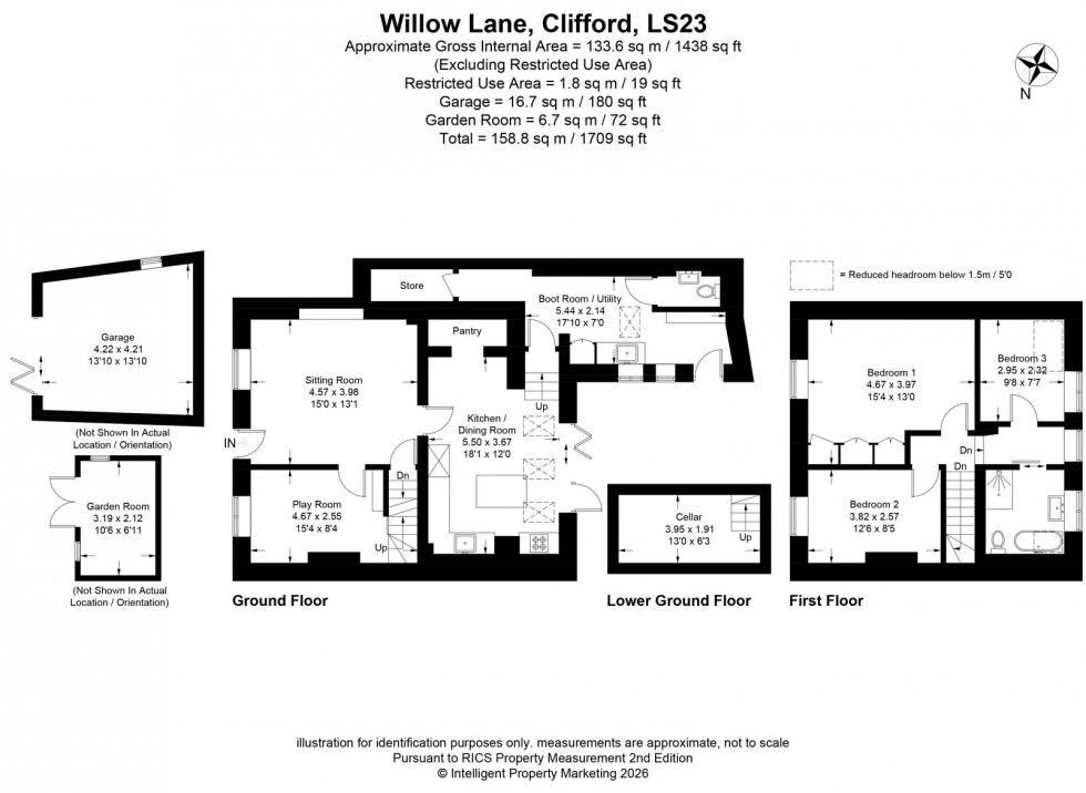 Floorplan for Clifford, Willow Lane, LS23