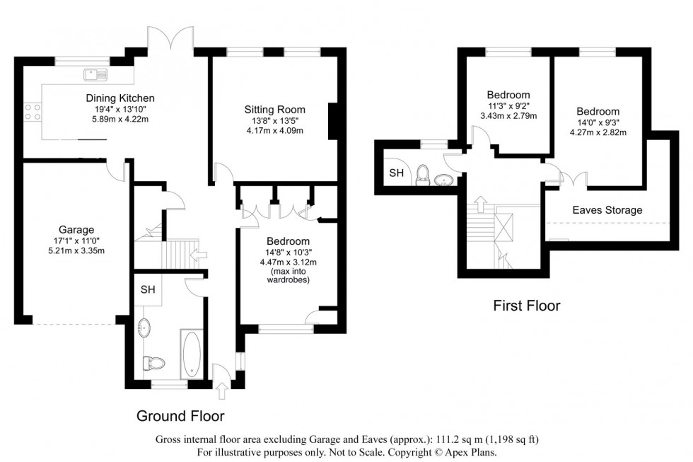 Floorplan for Scarcroft ~ Green Way, LS14 