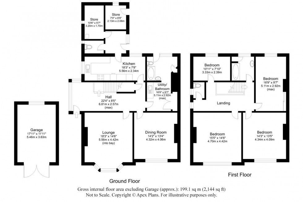 Floorplan for Wetherby ~  Linton Avenue, LS22 