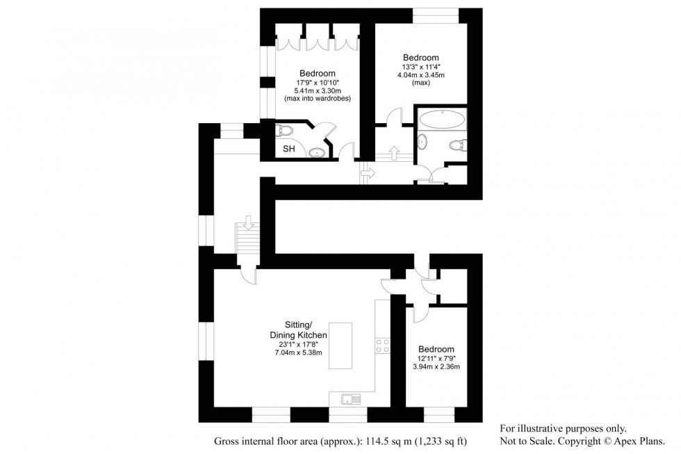 Floorplan for Bramham ~ Bramham Lodge, Lodge Drive, LS23 