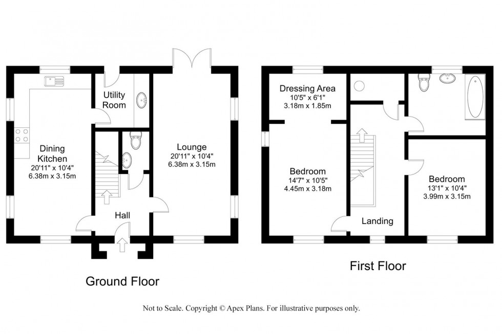 Floorplan for Walton ~ Plot 15, Springs Lane, LS23 