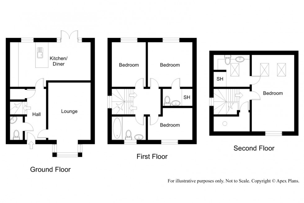 Floorplan for Wetherby ~ Ezart Avenue, LS22 