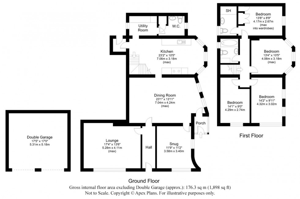 Floorplan for Clifford ~ Old Mill Lane, Clifford, LS23 
