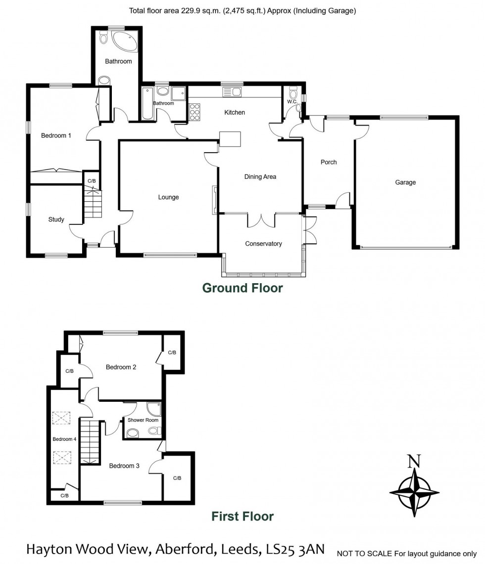 Floorplan for Aberford, Hayton Wood View, LS25