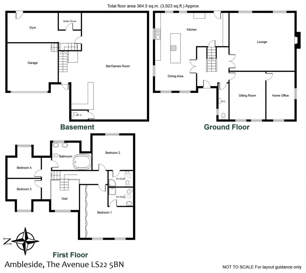 Floorplan for Collingham, Ambleside, The Avenue, Wetherby, LS22 