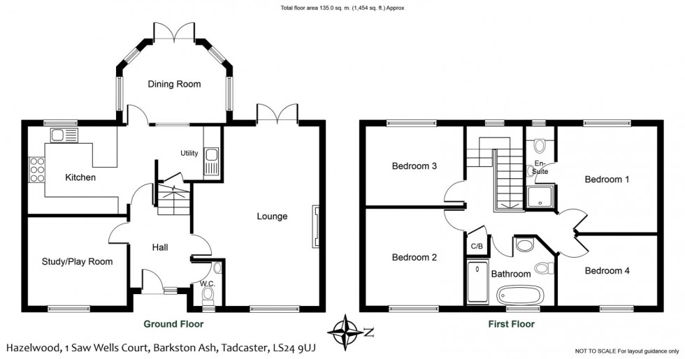 Floorplan for Barkston Ash, Saw Wells Court, Tadcaster, LS24