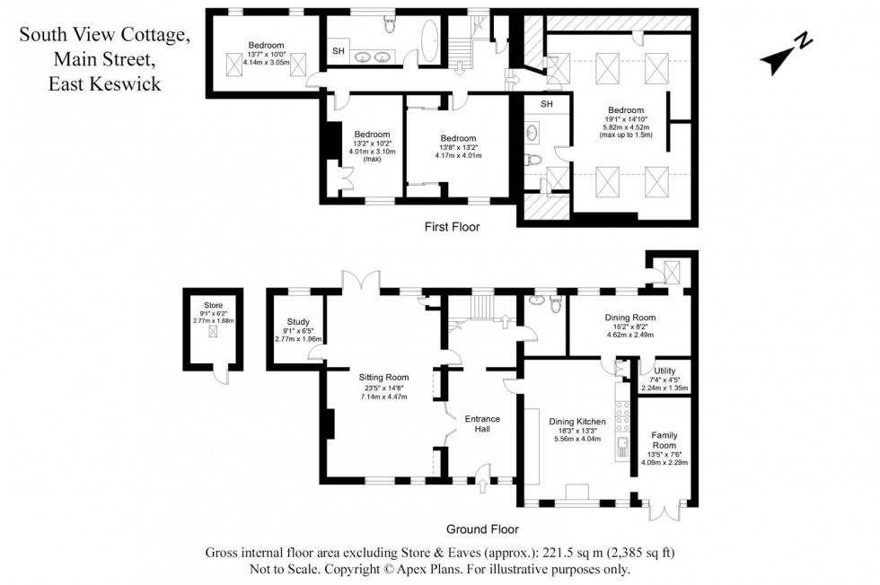 Floorplan for East Keswick, Main Street, LS17 