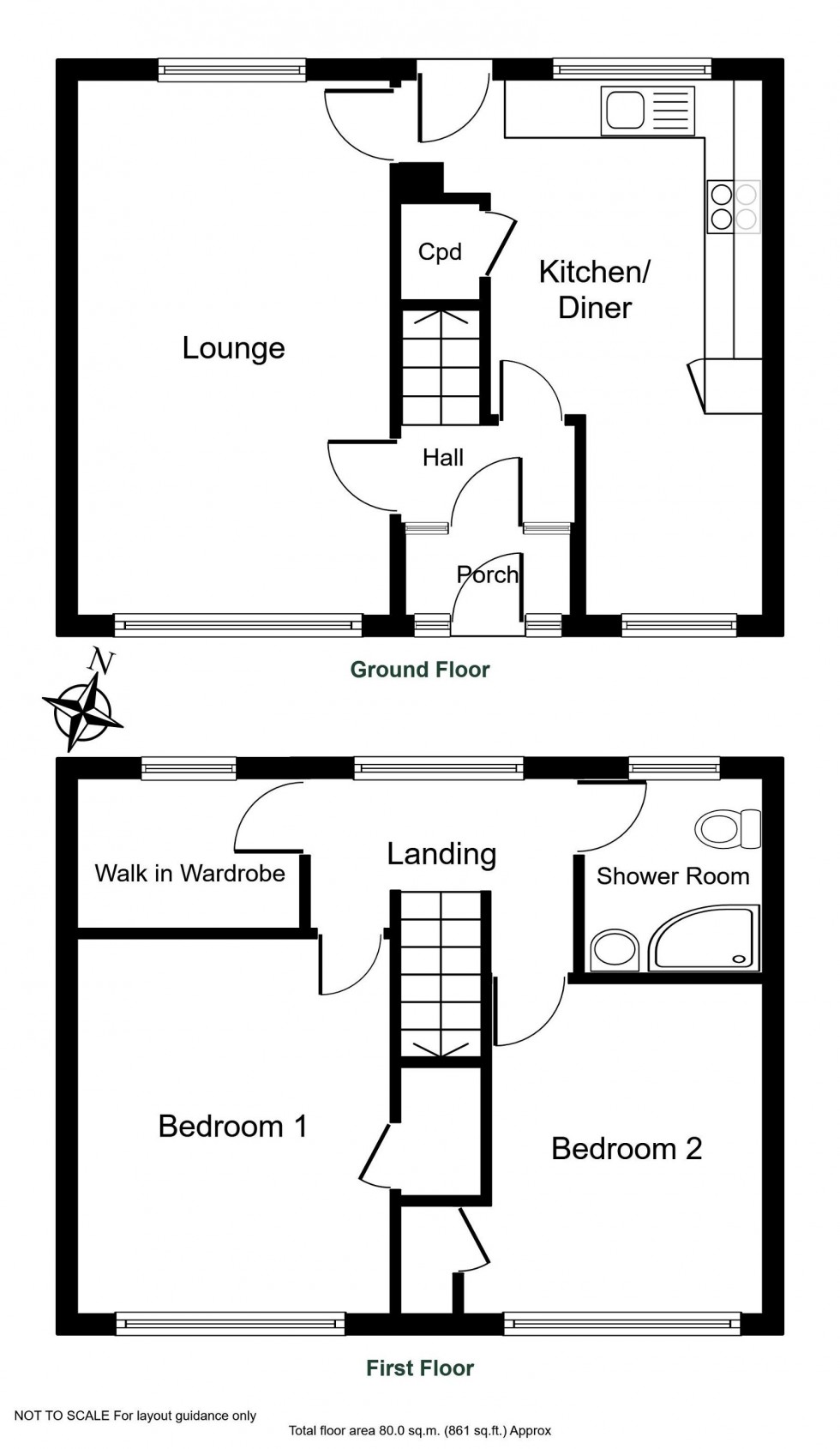 Floorplan for Wetherby, Burrell Close, LS22
