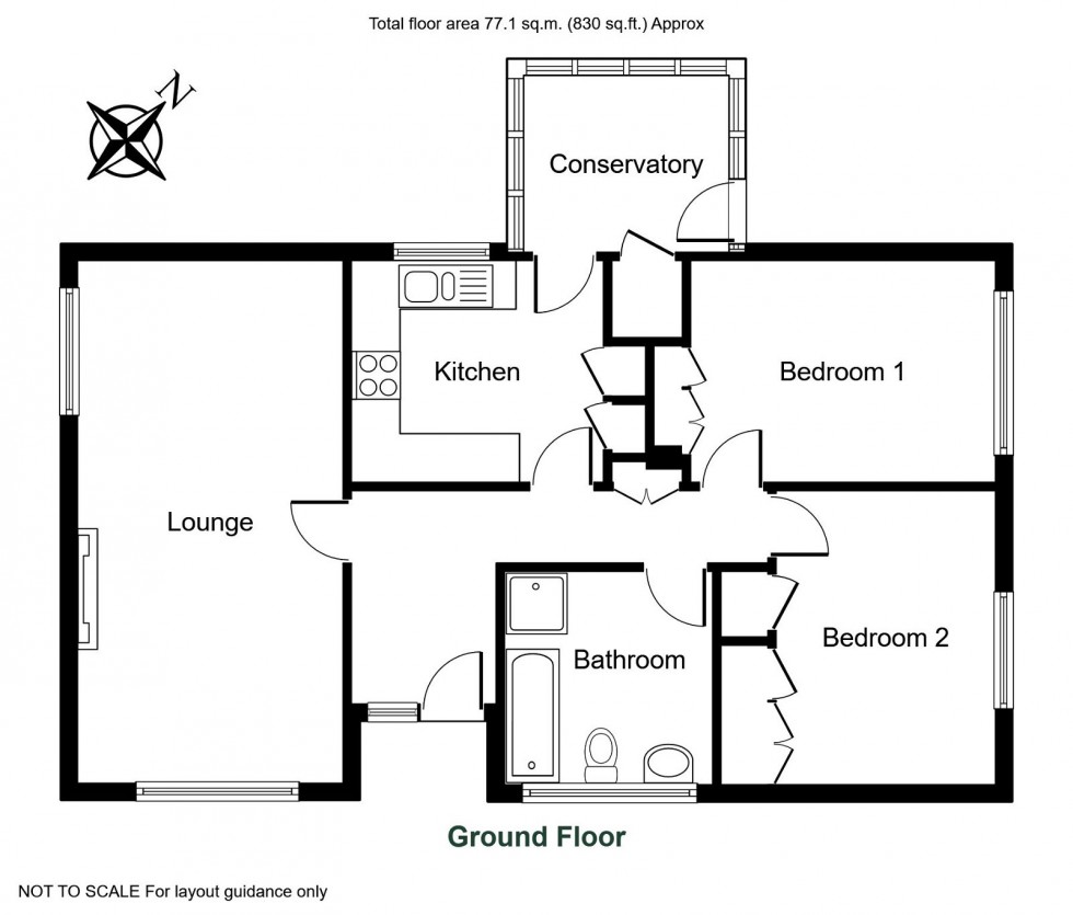Floorplan for Boston Spa, Lee Orchards, LS23 