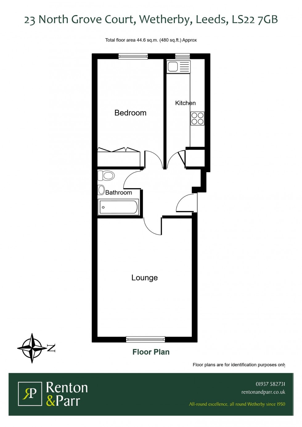 Floorplan for Wetherby, North Grove Court, LS22