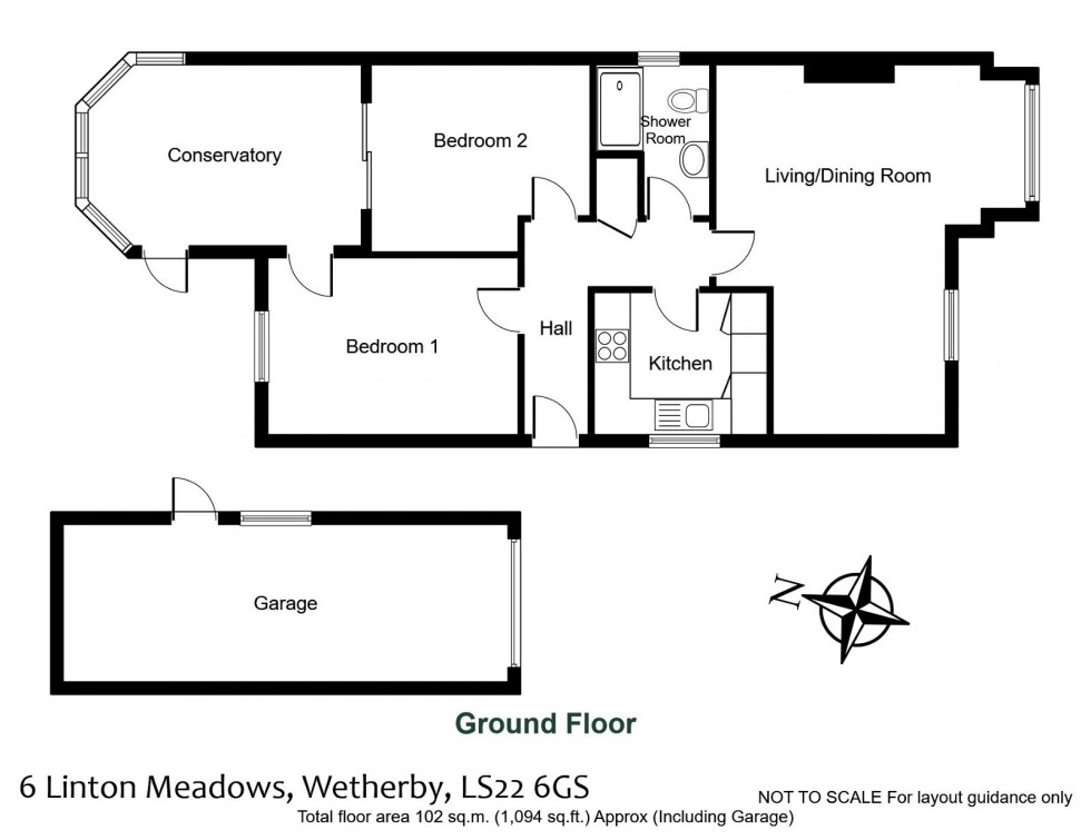 Floorplan for Wetherby, Linton Meadows, LS22