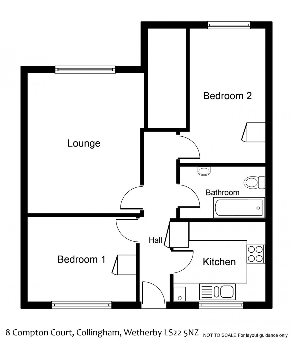 Floorplan for Collingham, Compton Court, Wetherby, LS22