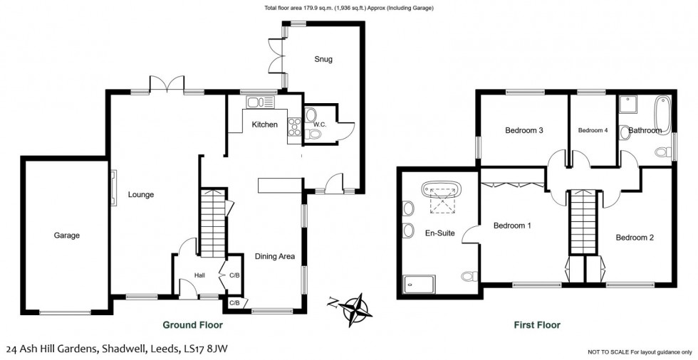 Floorplan for Shadwell, Ash Hill Gardens, LS17