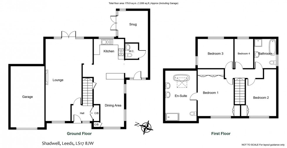 Floorplan for Shadwell, Ash Hill Gardens, LS17