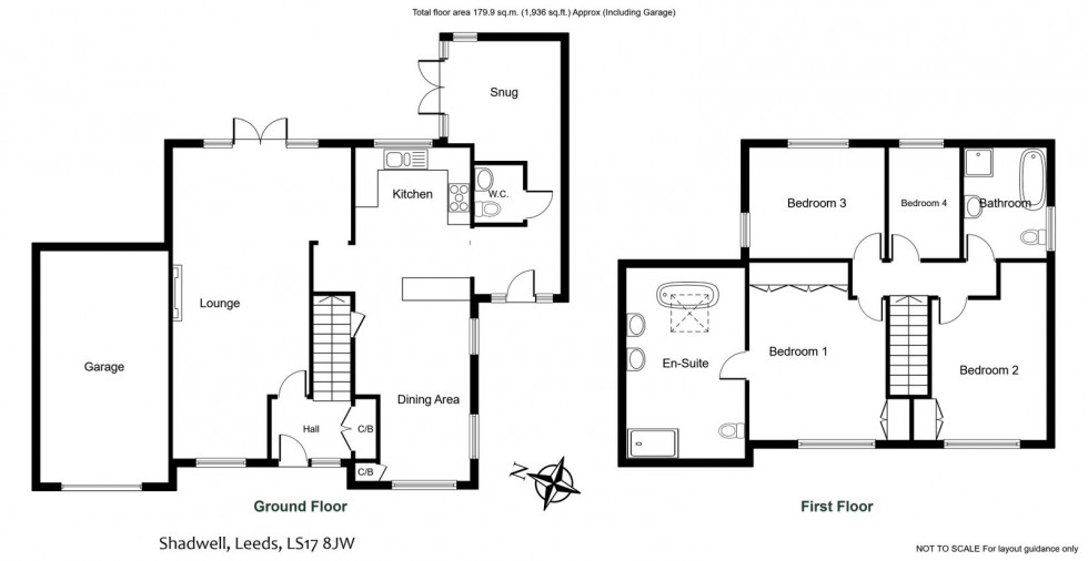 Floorplan for Shadwell, Ash Hill Gardens, LS17