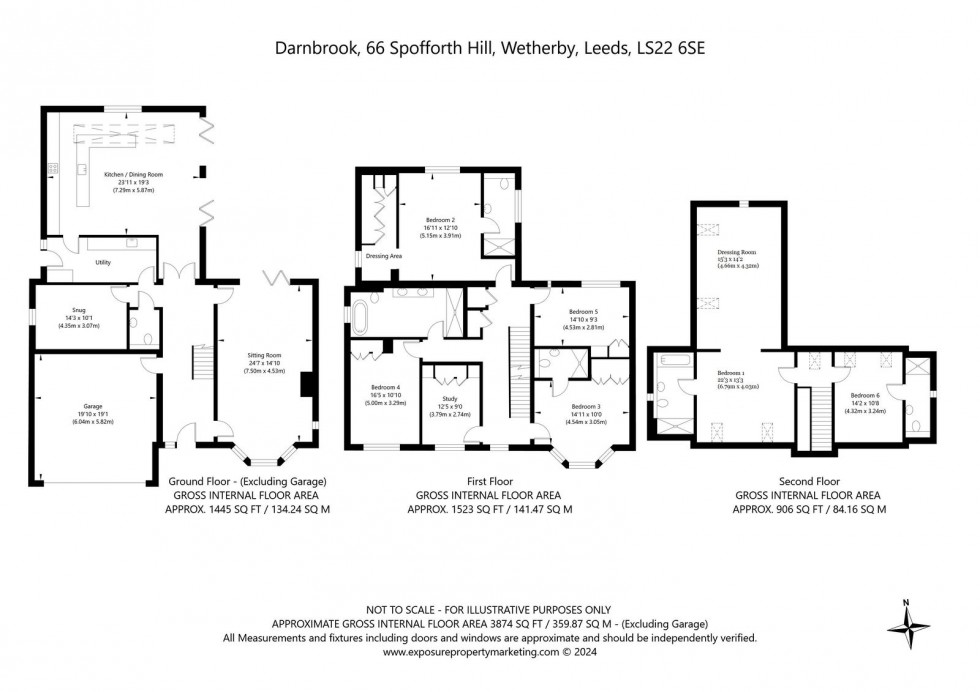 Floorplan for Spofforth Hill, Wetherby, LS22 6SE