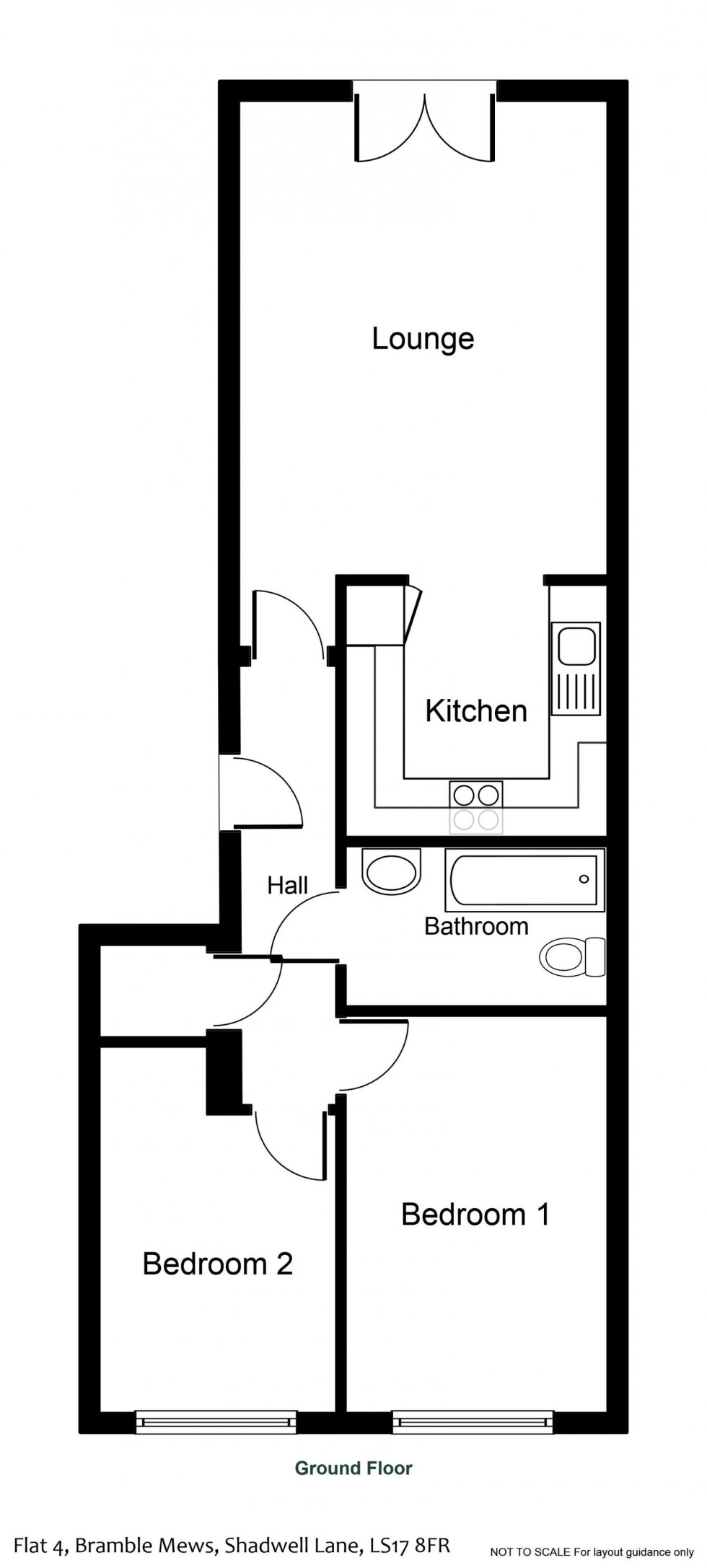 Floorplan for Bramble Mews, Shadwell Lane, Leeds, LS17 
