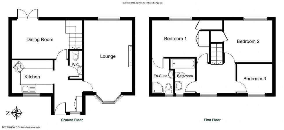 Floorplan for Clifford, Wetherby, Willow Avenue, LS23