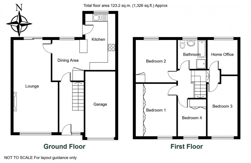 Floorplan for Wetherby, Glenfield Avenue, LS22