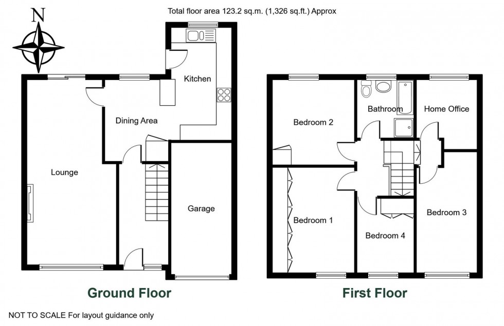 Floorplan for Wetherby, Glenfield Avenue, LS22