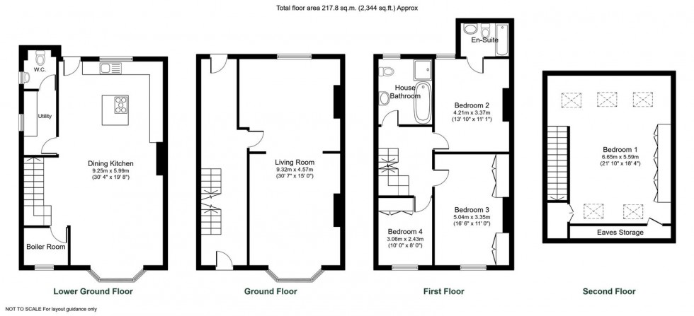 Floorplan for Boston Spa, Clifford Road, LS23