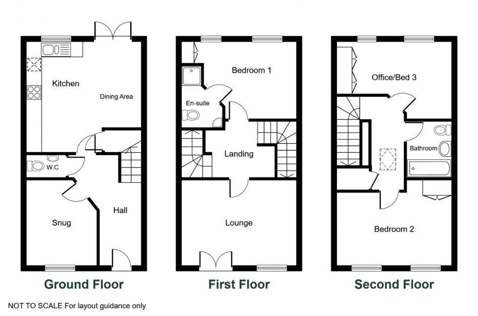 Floorplan for Beckwithshaw, Harrogate, Duncomb Grove, HG3