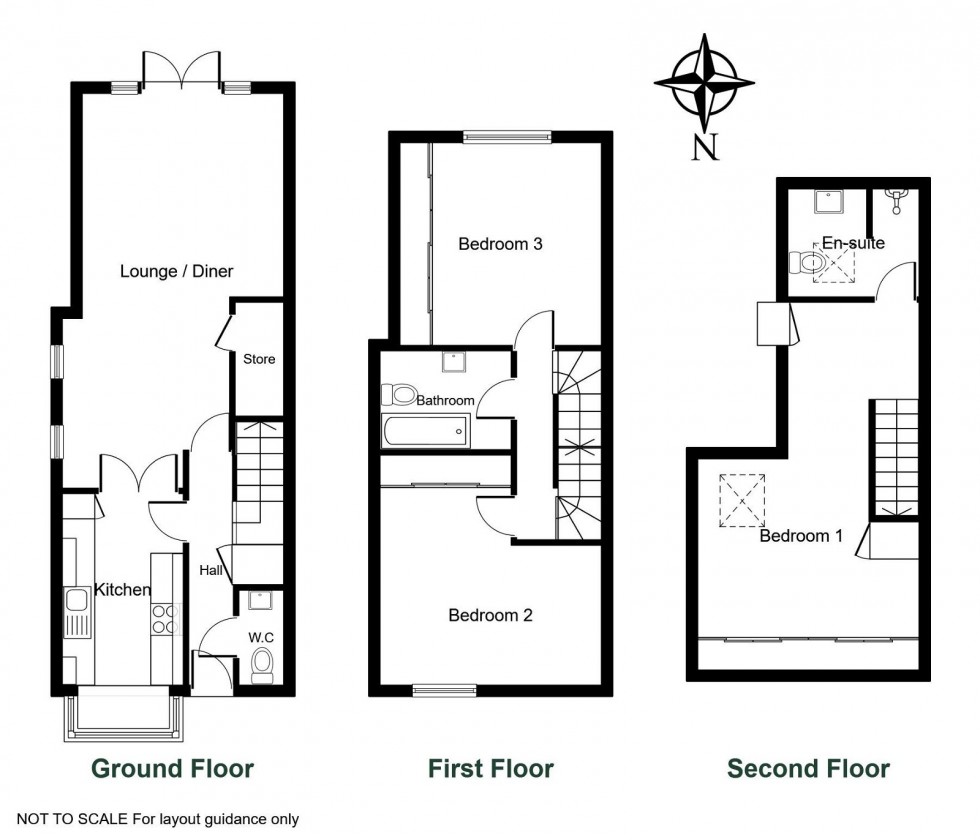 Floorplan for Thorp Arch, Walton Gardens, Wetherby, LS23