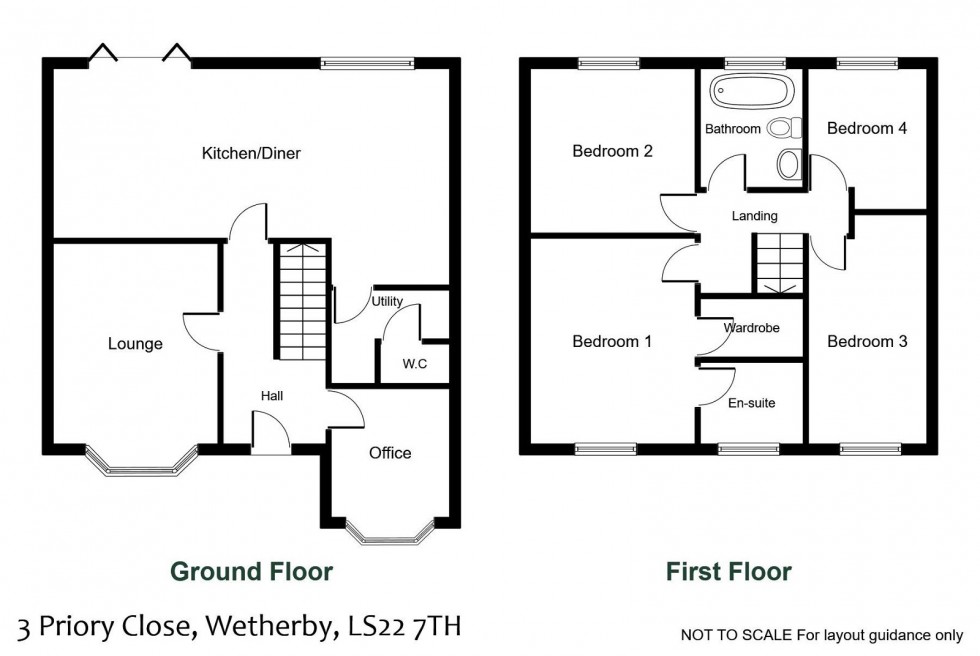 Floorplan for Wetherby, Priory Close, LS22