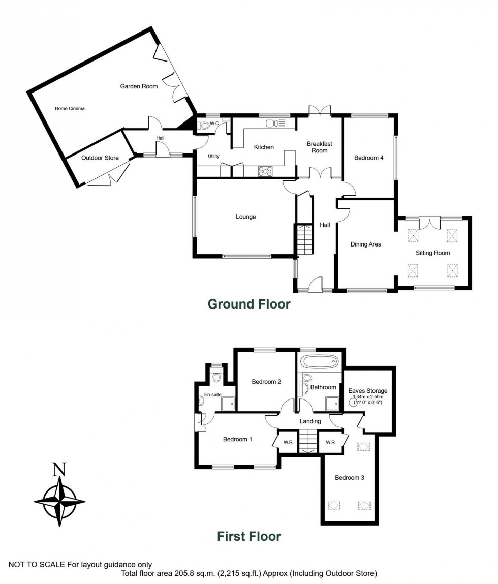 Floorplan for East Keswick, Moor Lane, LS17 