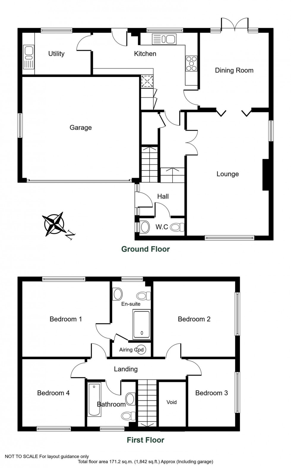 Floorplan for Wetherby, Ullswater Rise, LS22 