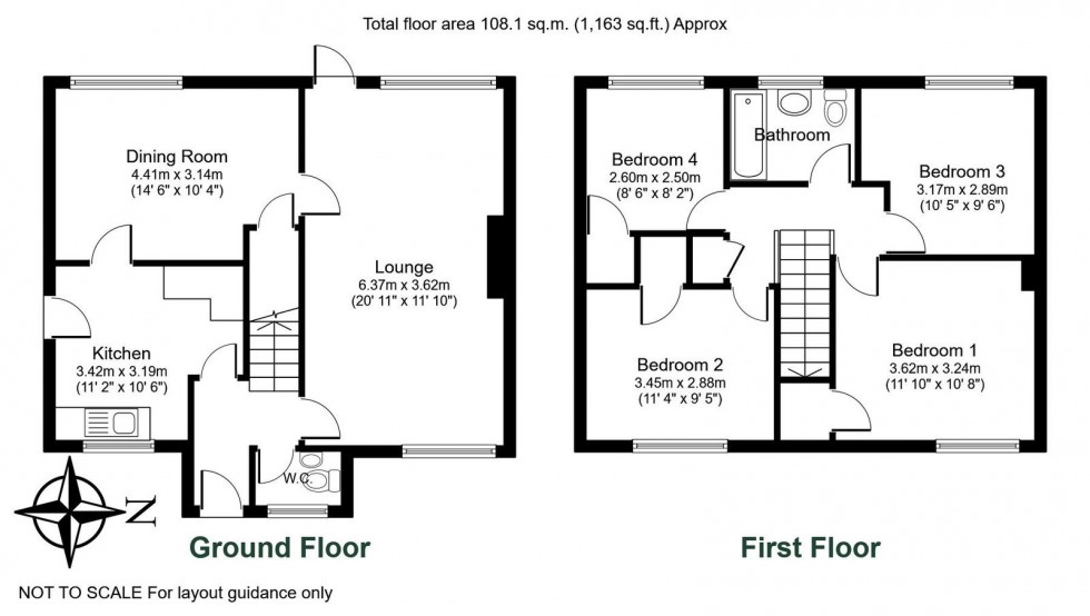 Floorplan for Boston Spa, Westwood Way, LS23