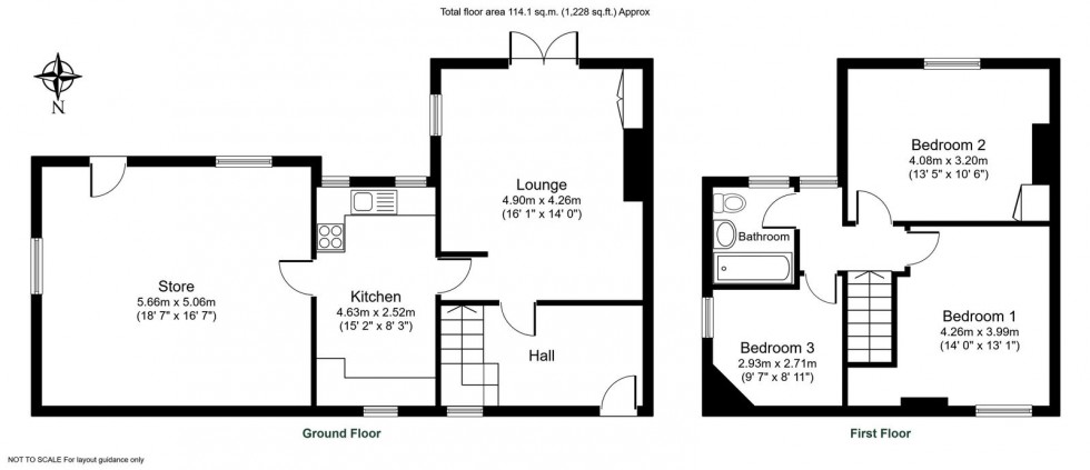 Floorplan for Wetherby, Carr Lane, LS22