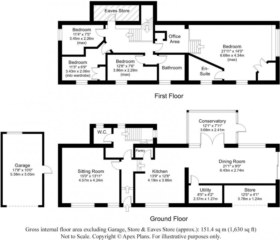 Floorplan for Green Lane, Stutton, Tadcaster, LS24