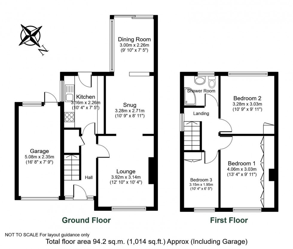 Floorplan for Barwick in Elmet, Gascoigne Road, LS15